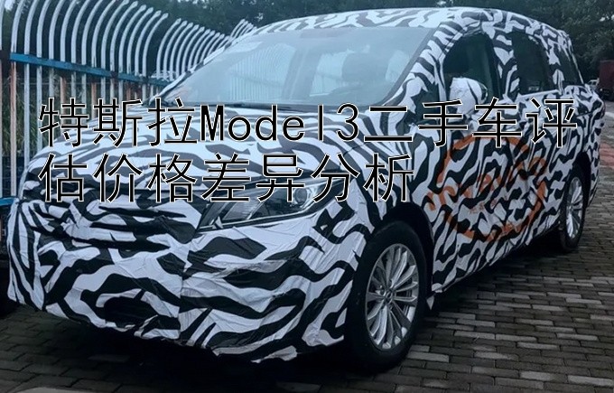 特斯拉Model3二手车评估价格差异分析