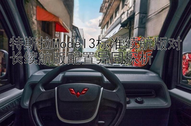 特斯拉Model3标准续航版对长续航版配置异同探析