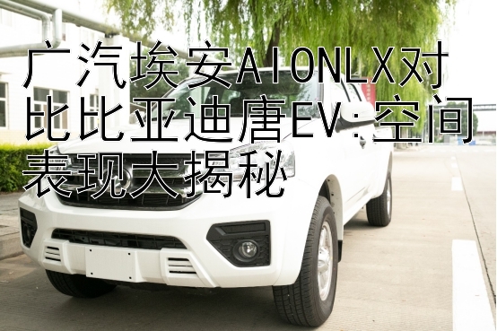 广汽埃安AIONLX对比比亚迪唐EV:空间表现大揭秘