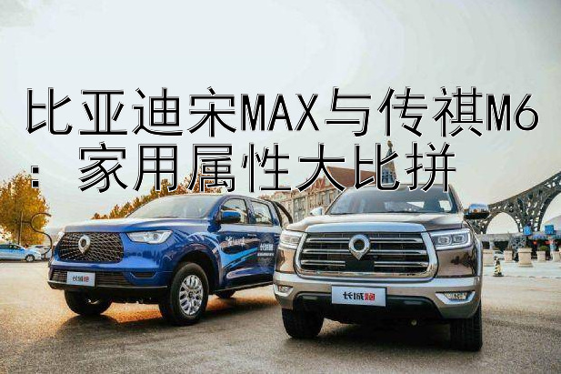 比亚迪宋MAX与传祺M6：家用属性大比拼