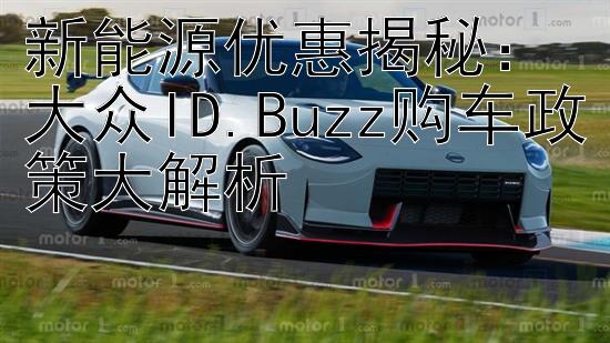 新能源优惠揭秘：大众ID.Buzz购车政策大解析