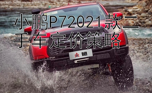 小鹏P72021款二手车定价策略