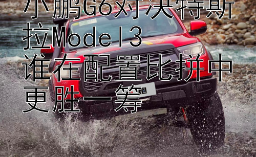 小鹏G6对决特斯拉Model3  
谁在配置比拼中更胜一筹